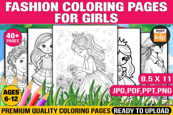 Download 40+ Fashion Coloring Pages for Girls - Fashion Collection