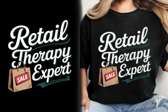 Download Retail Therapy Expert Black Friday Shirt - Premium Resources