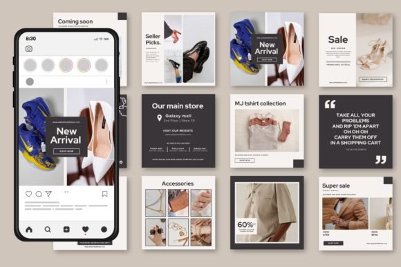 Download Clothing Fashion Instagram Post Template - Fashion Collection