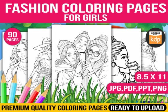 Download 90+ Fashion Coloring Pages for Girls - Fashion Collection