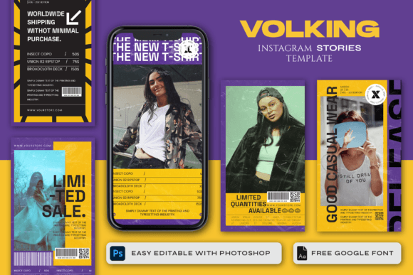 Download VOLKING - Instagram Story Template - Instagram story template Collection