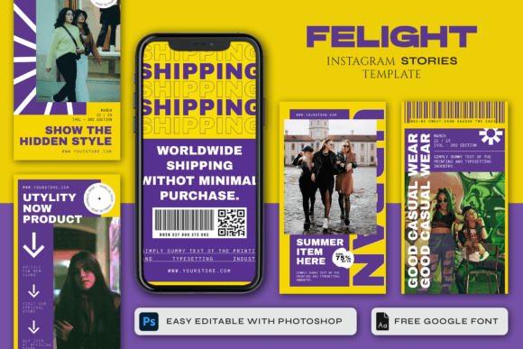 Download FELIGHT - Instagram Story Template - Instagram story template Collection
