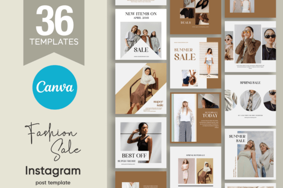 Download 36 Fashion Instagram Post Canva Template - Fashion Collection